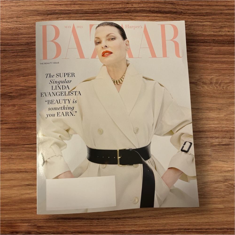 Harper's Bazaar May 2025 Issue Featuring Linda Evangelista Cover
